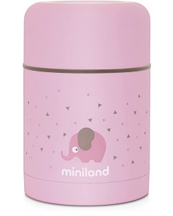 Termos pentru hrana Miniland - Roz, 600 ml