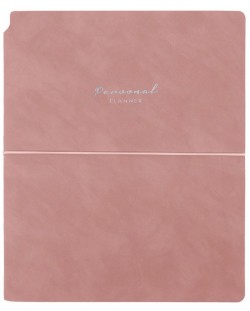 Caiet Victoria's Journals Kuka - Roz, copertă plastică, 96 de foi, format B5