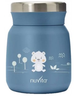 Cutie termică pentru alimente Nuvita - 300 ml, albastru pudră