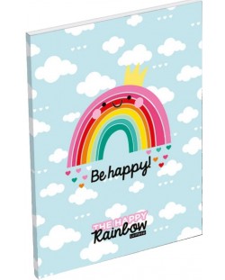 Carnetel A7 Lizzy Card Happy Rainbow