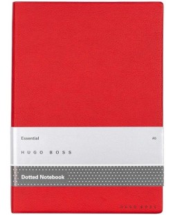 Caiet Hugo Boss Essential Storyline - A5, pagini punctate, roșu