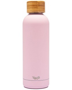 Sticla termică YOLO - Pastel Pink, 500 ml 