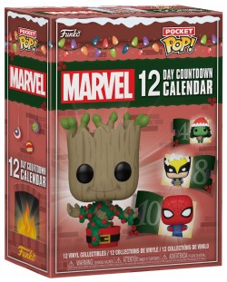 Тематичен календар Funko POP! Marvel: Marvel - Pocket POP! (12 Day Countdown)