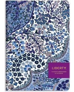 Caiet Liberty - Tanjore Gardens, B5, cu broderie manuală