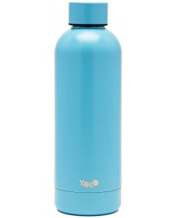 Sticla termicăа YOLO - Grey Blue, 500 ml  