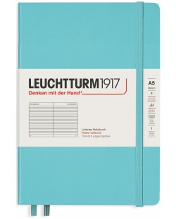 Agenda Leuchtturm1917 Rising Colors - А5, pagini liniate, Aquamarine