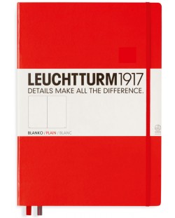Agenda Leuchtturm1917 Master Classic - A4+, pagini albe, Red