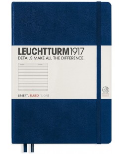 Agenda Leuchtturm1917 Notebook Medium A5 - Albastra, pagini liniate