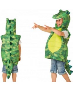 Costum de carnaval pentru copii Heunec - Crocodil verde, 4-7 ani
