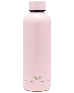 Sticla termică YOLO - Pastel Pink, 500 ml 