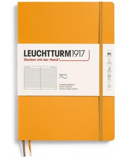 Caiet Leuchtturm1917 Composition - B5, portocaliu, liniat, copertă moale