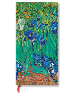 Carnețel  Paperblanks Van Goghs Irises - 9.5 х 18 cm, 88  pagini