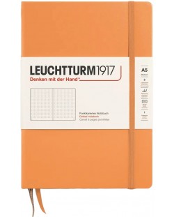 Caiet Leuchtturm1917 New Colours - A5, pagini punctate, Lobster, coperte rigide