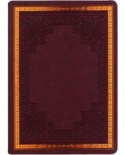 Caiet Victoria's Journals Old Book - B6, 128 de foi, burgund
