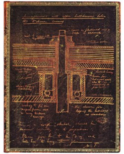 Carnețel Paperblanks - Tesla, 18 х 23 cm, 88 pagini