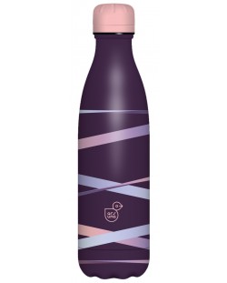 Sticlă termică Ars Una - Ribbon Purple, 500 ml