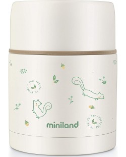 Termos pentru mancare Miniland - Natur,  Veverita, 600 ml