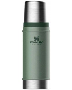Sticla termica Stanley - The Legendary, Hammertone Green, 0.47 l