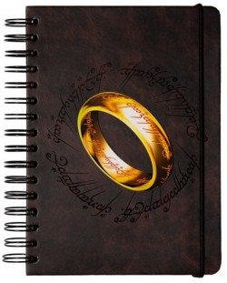 Agendă Erik Movies: The Lord of the Rings - The One Ring, cu spirală, format A5
