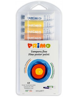 Tempera  Primo - 12 culori х 7.5 ml