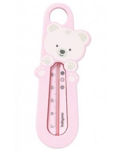 Termometru de baie Babyono - Ursuleț de pluș, roz