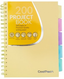 Notebook Cool Pack - Pastel Yellow, B5