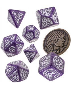 Set de zaruri The Witcher Dice Set: Yennefer - Lilac and Gooseberries