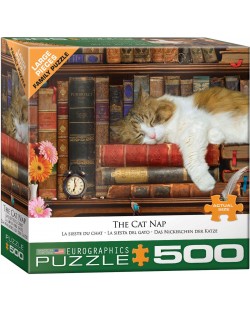 Puzzle Eurographics de 500 piese XL - The Cat Nap
