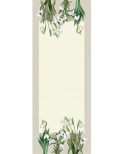 Traversa pentru masă Rakla - Snowdrop, 47 х 140 cm