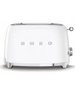 Toaster Smeg - TSF01WHEU, 950W, 6 trepte, alb