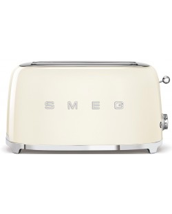 Toaster Smeg - TSF02CREU, 1500W, 6 trepte, bej