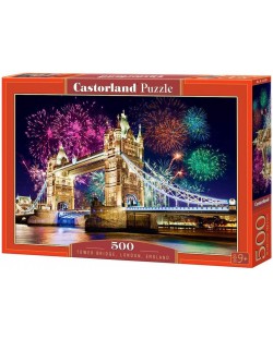Puzzle Castorland de 500 piese - Tower Bridge, Londra