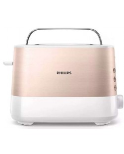 Prăjitor de pâine Philips - HD2638/11, 1050W, 7 viteze, roz