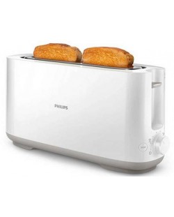 Prăjitor de pâine Philips - HD2590/00, 1030W, 8 viteze, alb