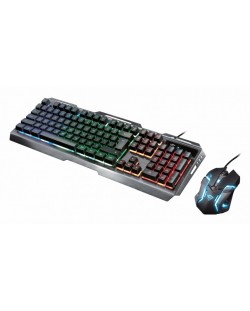 Tastatura si mouse Trust GXT 845 Tural Gaming Combo