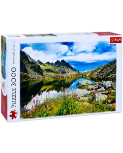 Puzzle Trefl de 3000 piese - Lac in Muntii Tatra