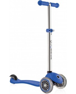 Trotineta-tricicleta Globber Primo - Albastru inchis, cu inaltime reglabila
