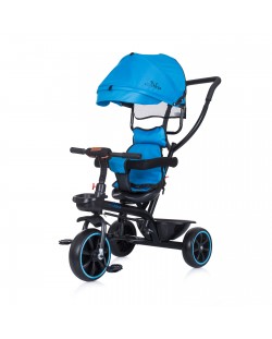 Tricicleta cu baldachin Chipolino - Puls, albastră