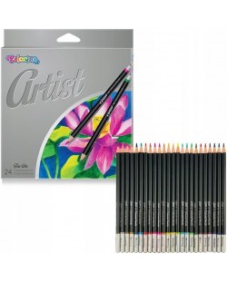 Creioane colorate Colorino Artist - 24 de culori