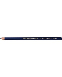Creion colorat Uni Dermatograf - albastru, pe baza de ulei