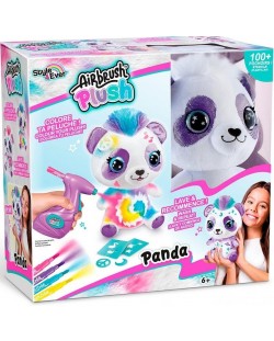 Set creativ Canal Toys - Jucărie de pluș de colorat, Panda dulce