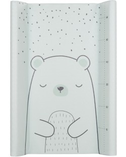 Salteluță tare de înfășat KikkaBoo - Bear with me, Mint, 80 х 50 cm