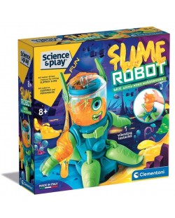 Clementoni Science & Play Creative Set - Faceți un robot dintr-un slime 