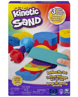 Kit creativ cu nisip kinetic Spin Master - Rainbow
