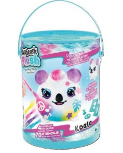Set creativ Canal Toys - Mini jucărie de plus pentru colorat, Koala