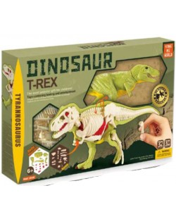 Set creativ King Me World - Asamblează Tiranozaur Rex 3D