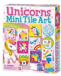 Set creativ 4M -Desenați și colorați magneți de unicorn