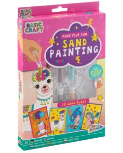 Set creativ Grafix Basic Craft  - pictură pe nisip, lamă