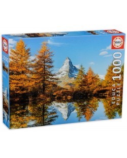 Puzzle Educa de 1000 piese - Varful Matterhorn toamna