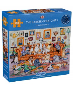 Puzzle Gibsons de 500 piese - The Barker-Scratchits, Linda Jane Smith